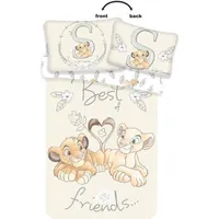 Le Roi Lion Simba Nala Parure de lit Bébé 100x135 cm Taie 40x60 cm Housse de couette Disney 100% Coton