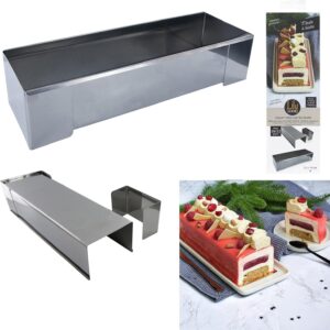 Moule à bûche  INOX Argent