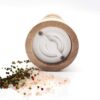 Moulin Manuel à Poivre ou Sel Bois Grand modèle Beige et Transparent Broyeur Céramique – Image 3