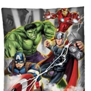 Disney Avengers Parure de lit - Housse de Couette 140x200 cm Taie d'oreiller 63x63 cm Polyester