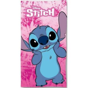 SERVIETTE DE PLAGE STITCH ROSE