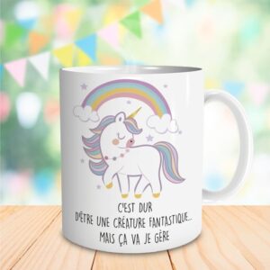 Mug licorne fantastique