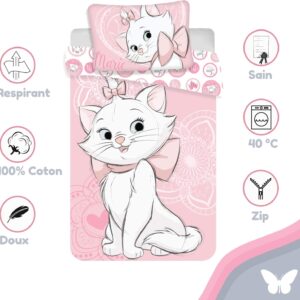 HOUSSE DE COUETTE MARIE PINK HEART