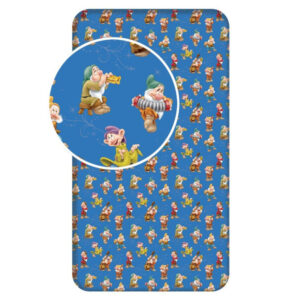 DRAP HOUSSE BLANCHE NEIGE ET LES 7 NAINS