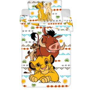 PARURE DE LIT LE ROI LION 140X200 CM 100% COTON