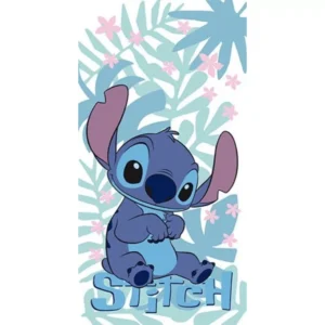 SERVIETTE DE PLAGE LILO ET STITCH 70 X 140 CM 100% COTON